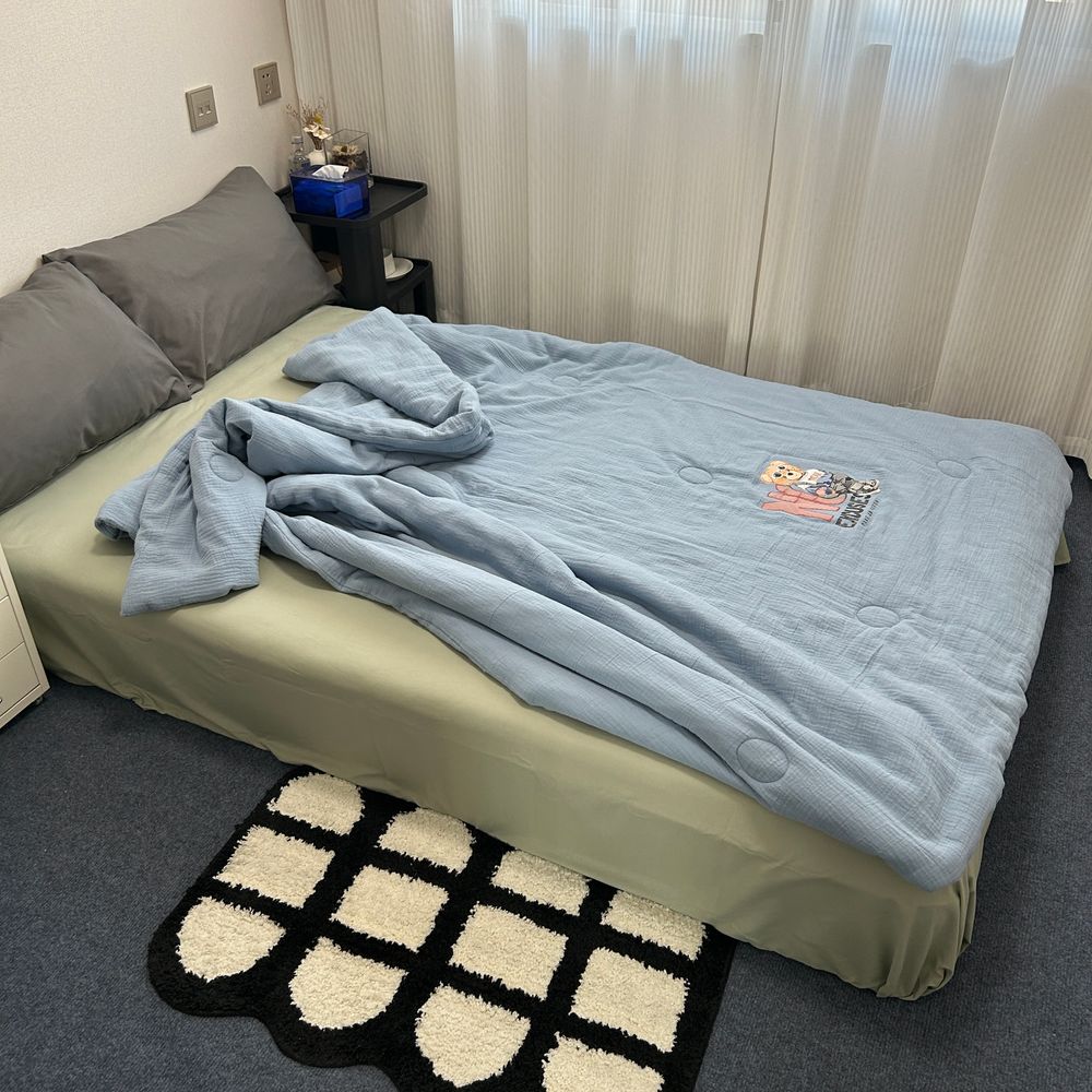 A类双层纱全棉夏被