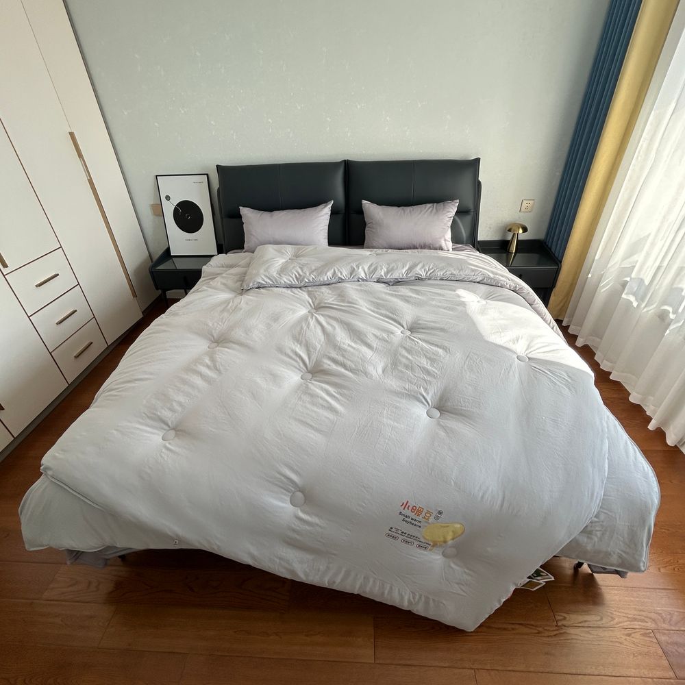 水洗棉子母青春被